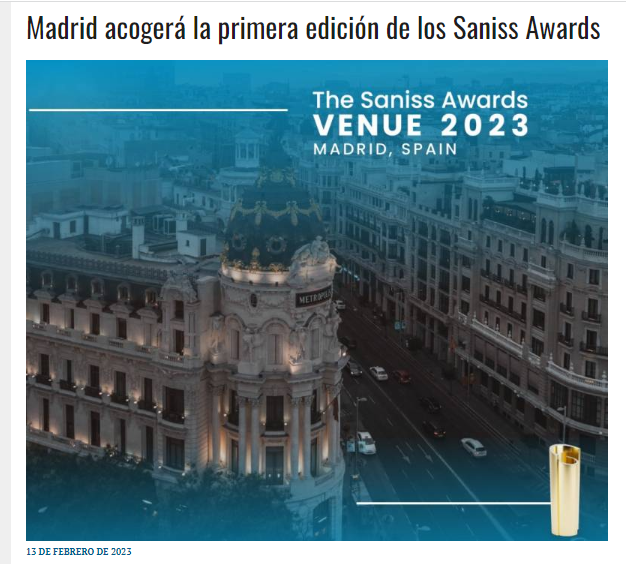 News: El Publicista Madrid acogerá la primera edición de los Saniss Awards